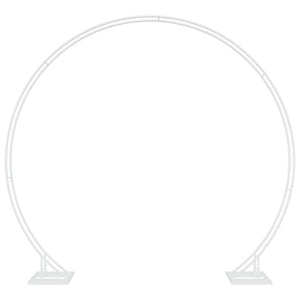 Weißer Hochzeitsbogen aus Stahl - 220cm