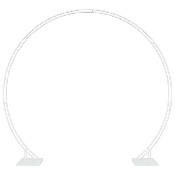 Weißer Hochzeitsbogen aus Stahl - 220cm