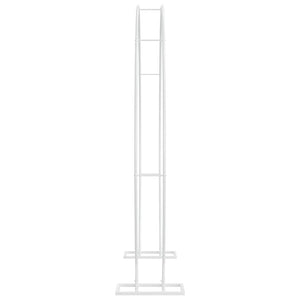 Weißer Hochzeitsbogen aus Stahl - 220cm