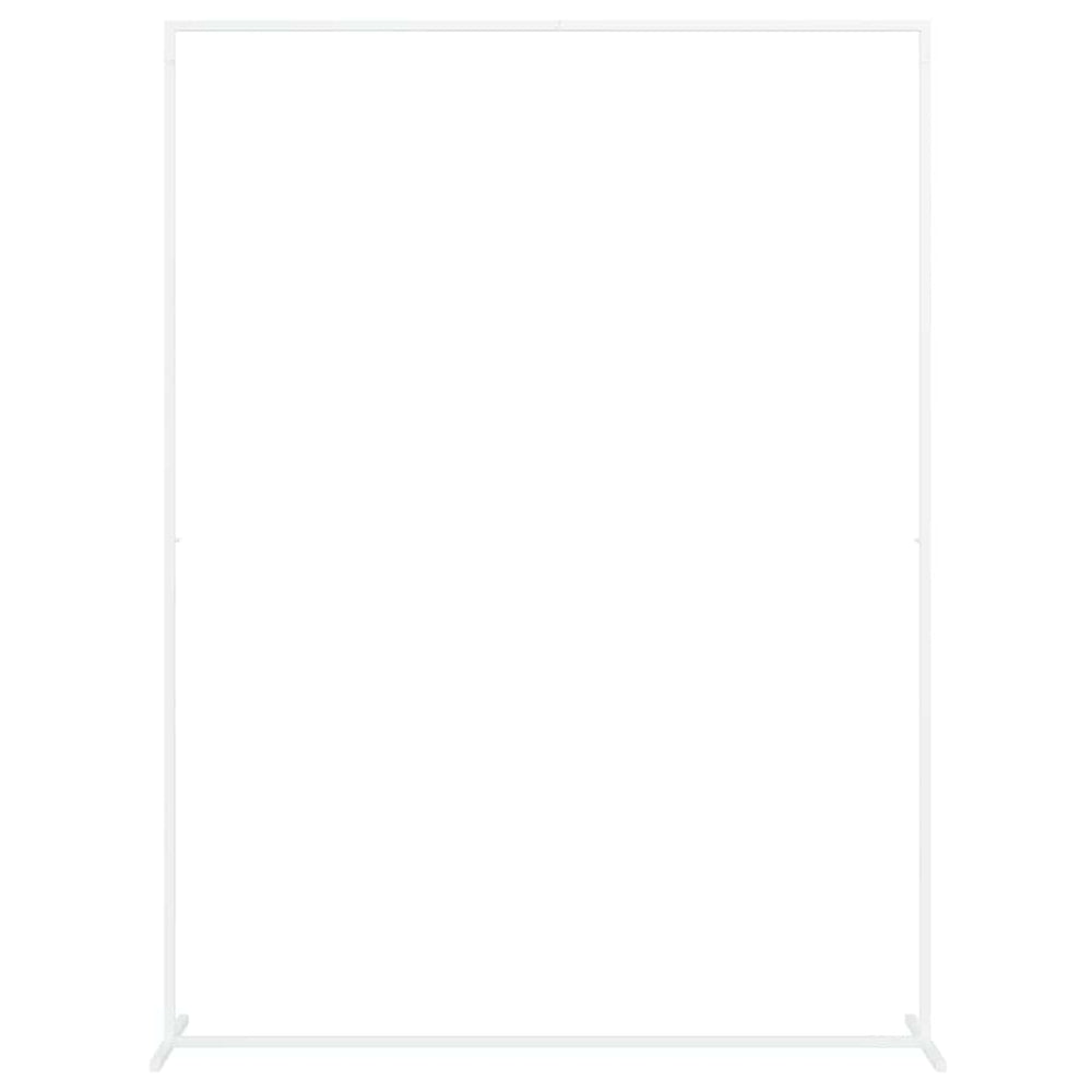 vidaXL Arche de mariage blanc 150 x 49,5 x 200 cm Acier