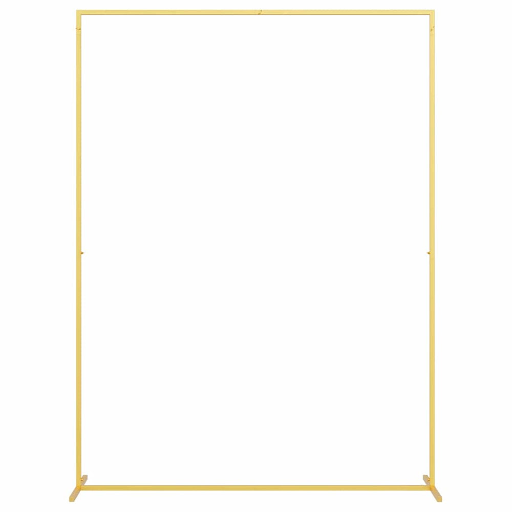 vidaXL Arche de mariage doré 150 x 49,5 x 200 cm Acier