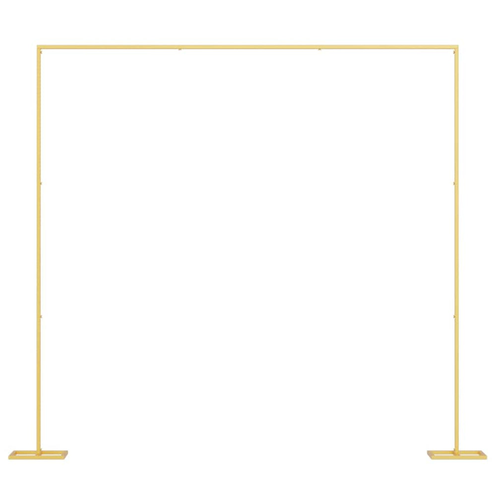 vidaXL Arche de mariage dorée 338 x 35 x 300 cm Acier