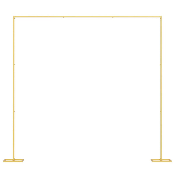 Goldener Hochzeitsbogen 338x35x300cm