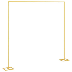 Goldener Hochzeitsbogen 338x35x300cm