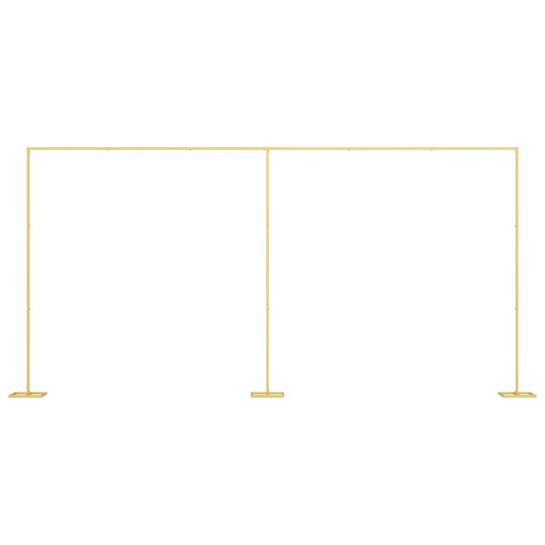 Goldener Hochzeitsbogen 300cm Stahl