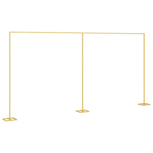 Goldener Hochzeitsbogen 300cm Stahl