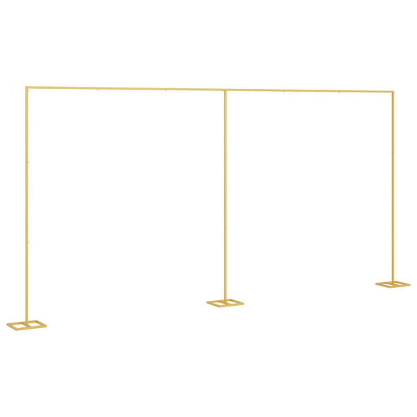 Goldener Hochzeitsbogen 300cm Stahl