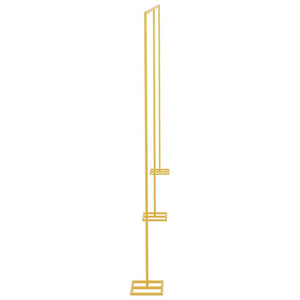 Goldener Hochzeitsbogen 300cm Stahl
