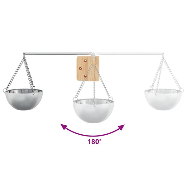 Sauna Zubehör Set, 5-teilig, Schwarz