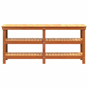 Werkbank Wachsbraun Kiefer Massivholz 181,5cm
