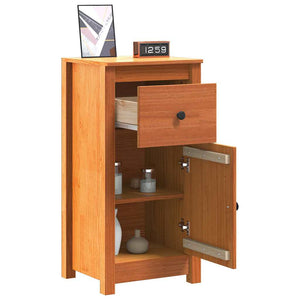 Sideboard Kiefer Massiv Wachsbraun 80cm