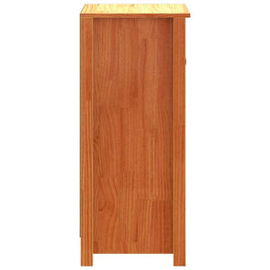 Sideboard 2er Set, Wachsbraun, 39x34,5x80 cm
