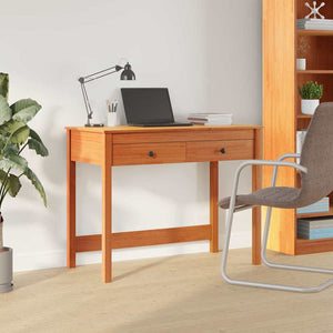 Massivholz Schreibtisch Kiefer 100x50 cm Braun