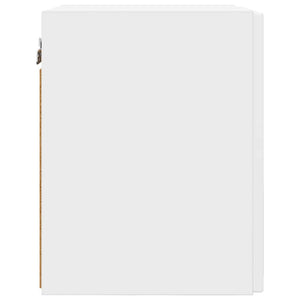 vidaXL Meuble TV mural Blanc 30 x 31 x 40 cm Bois d'ingénierie