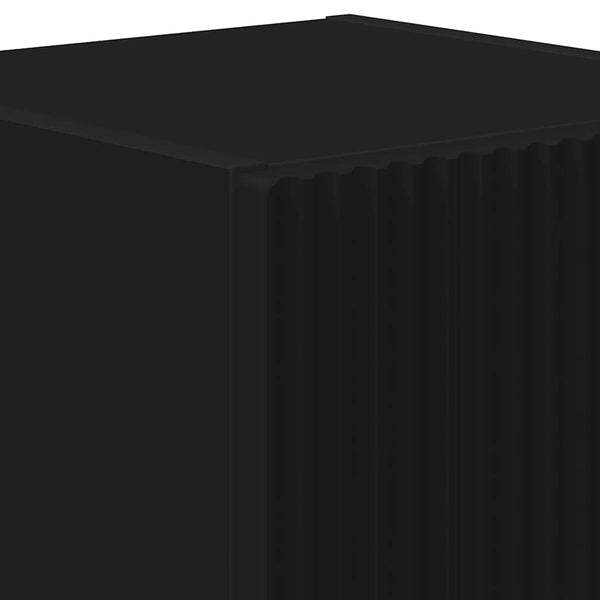Schwarzer TV-Wandschrank 30x40 cm