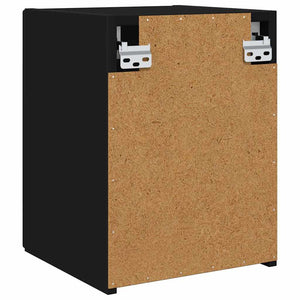 Schwarzer TV-Wandschrank 30x40 cm