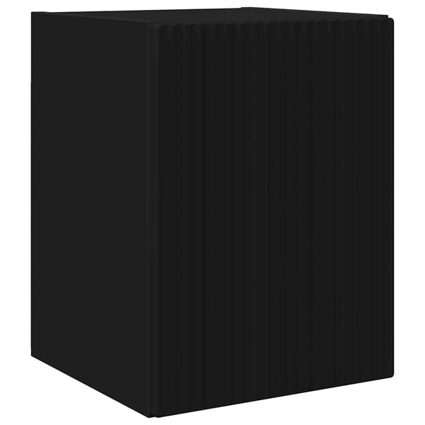 TV-Wandschrank Schwarz, 2er-Set
