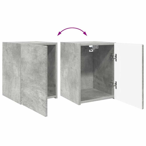 TV-Wandschrank Betonoptik 30x40 cm