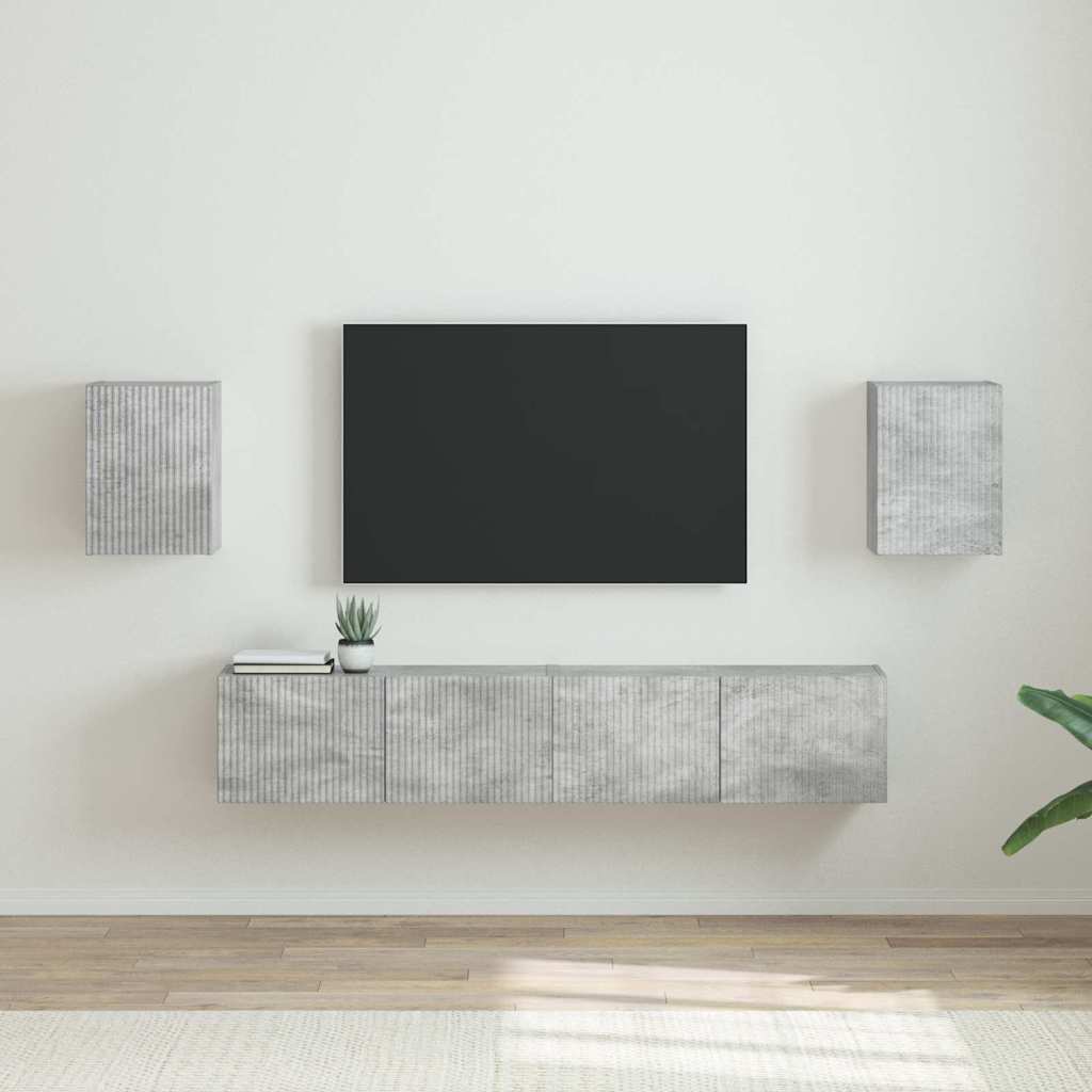 vidaXL Meuble TV mural 2 pcs Chêne sonoma 30 x 31 x 40 cm Aggloméré