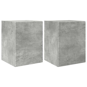 vidaXL Meuble TV mural 2 pcs Chêne sonoma 30 x 31 x 40 cm Aggloméré