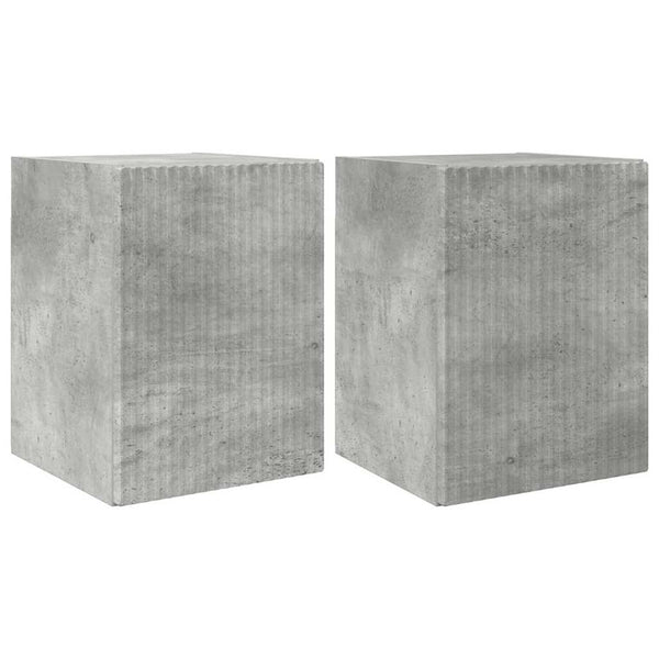 vidaXL Meuble TV mural 2 pcs Chêne sonoma 30 x 31 x 40 cm Aggloméré
