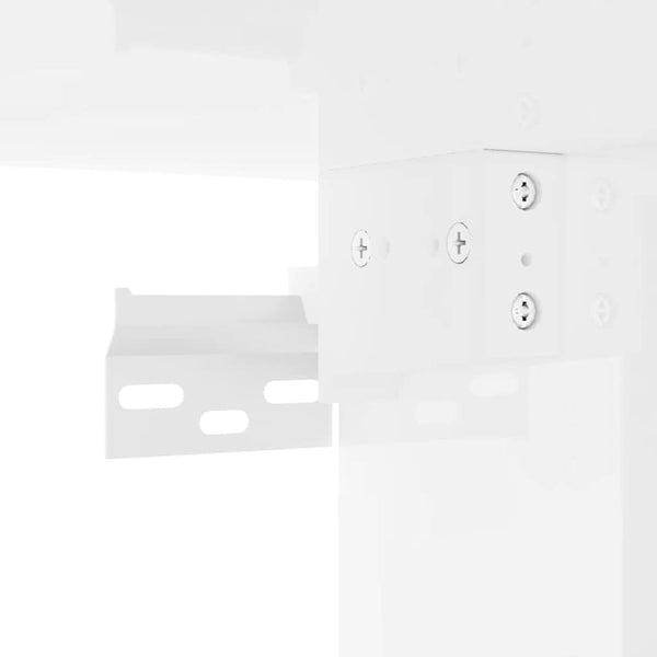 TV-Wandschrank, Weiß Glänzend, 30x40 cm