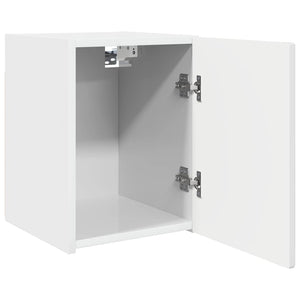 TV-Wandschrank, 2er Set, Weiß Glänzend