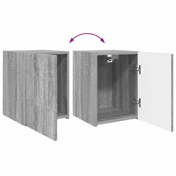 TV-Wandschrank Grau Sonoma 30x40 cm
