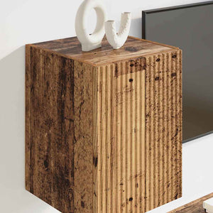 Meuble TV mural vidaXL en bois de récupération 30 x 31 x 40 cm, bois d'ingénierie