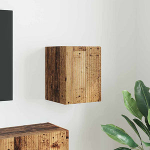 Meuble TV mural vidaXL en bois de récupération 30 x 31 x 40 cm, bois d'ingénierie