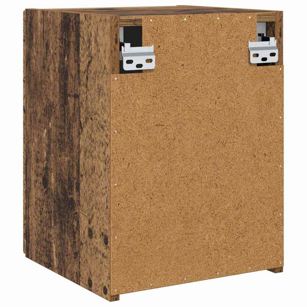 Meuble TV mural vidaXL en bois de récupération 30 x 31 x 40 cm, bois d'ingénierie