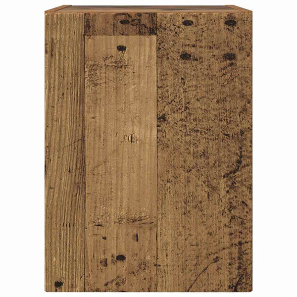 Meuble TV mural vidaXL en bois de récupération 30 x 31 x 40 cm, bois d'ingénierie