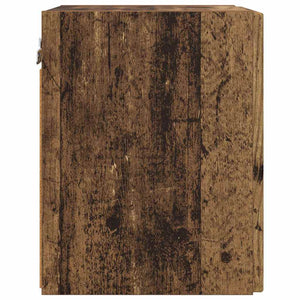 Meuble TV mural vidaXL en bois de récupération 30 x 31 x 40 cm, bois d'ingénierie