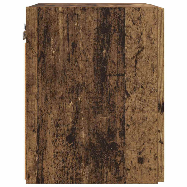 Meuble TV mural vidaXL en bois de récupération 30 x 31 x 40 cm, bois d'ingénierie