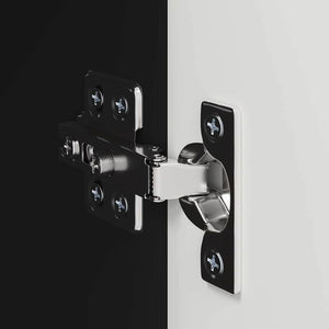 Schwarzer TV-Wandschrank 30x60 cm