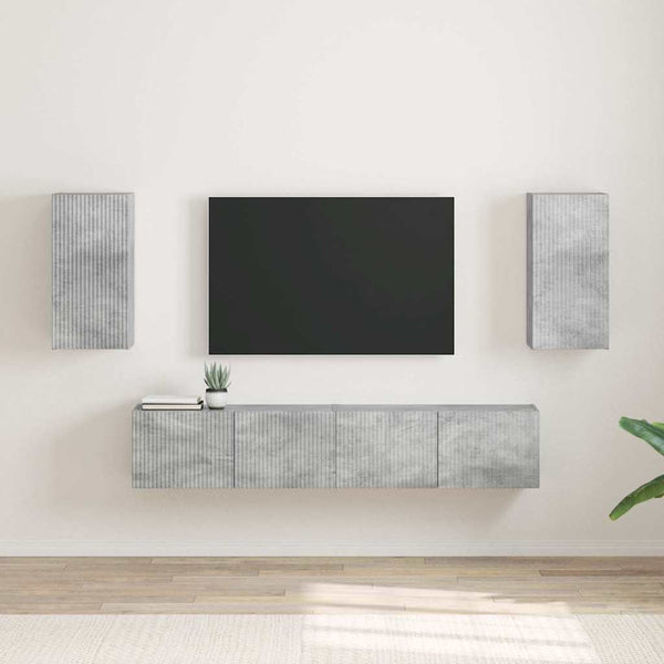 vidaXL Meuble TV mural 2 pcs Chêne sonoma 30 x 31 x 60 cm Aggloméré
