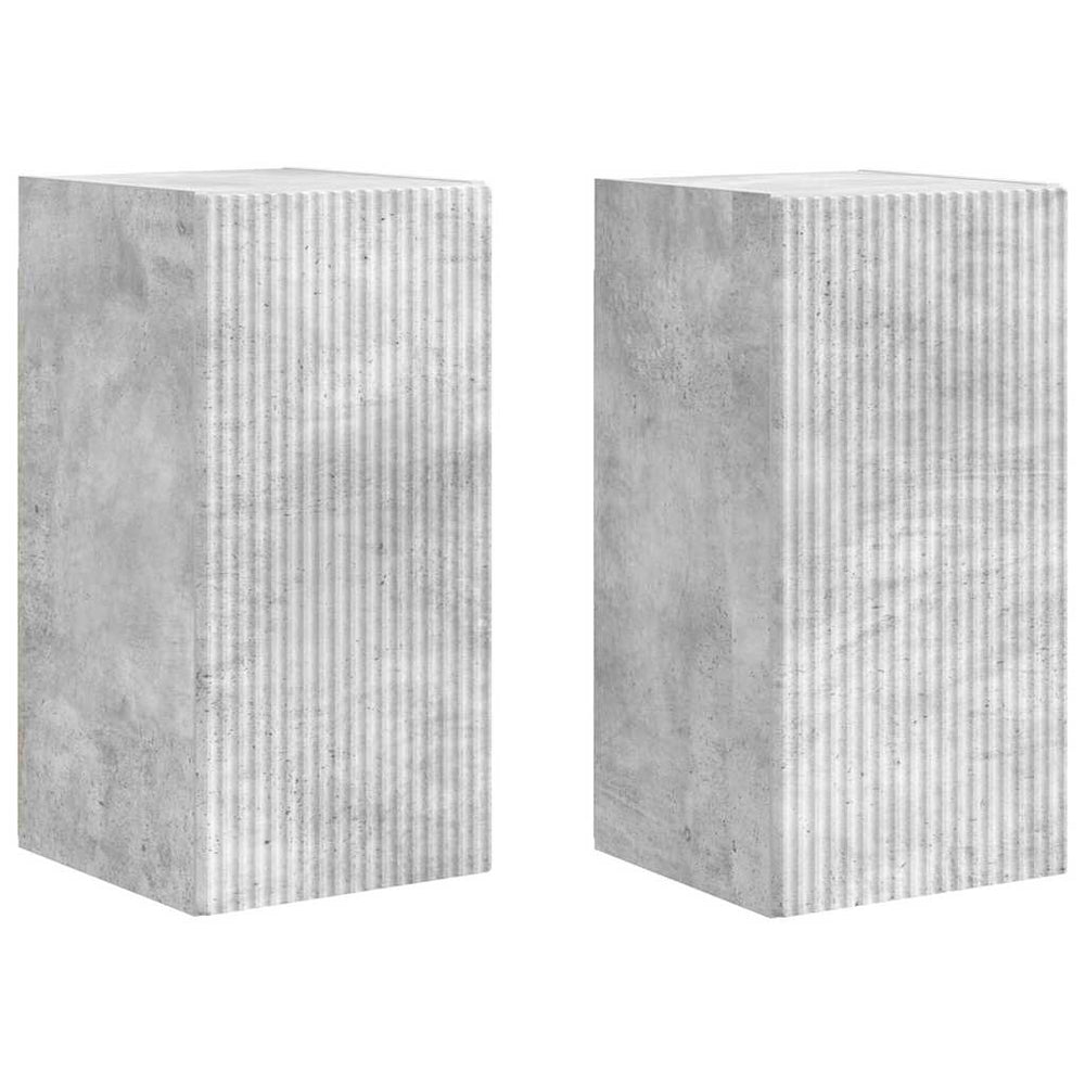 TV-Wandschrank 2er Set Betonoptik