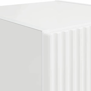 TV-Wandschrank, 2er Set, Weiß Glänzend