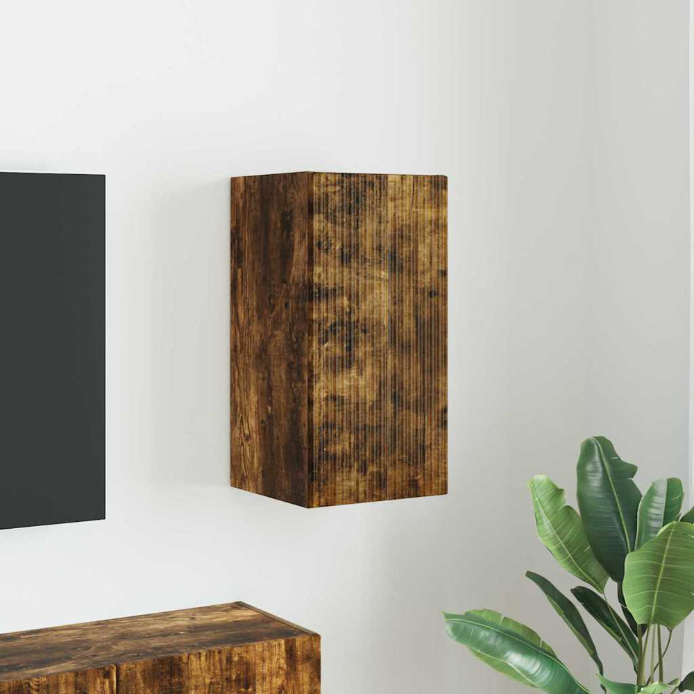 TV-Wandschrank Geräucherte Eiche 30x60 cm
