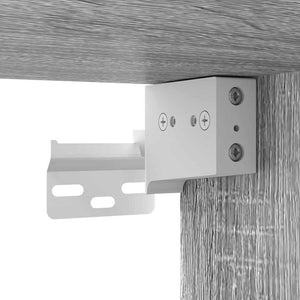 TV-Wandschrank, Grau Sonoma, 30x60 cm