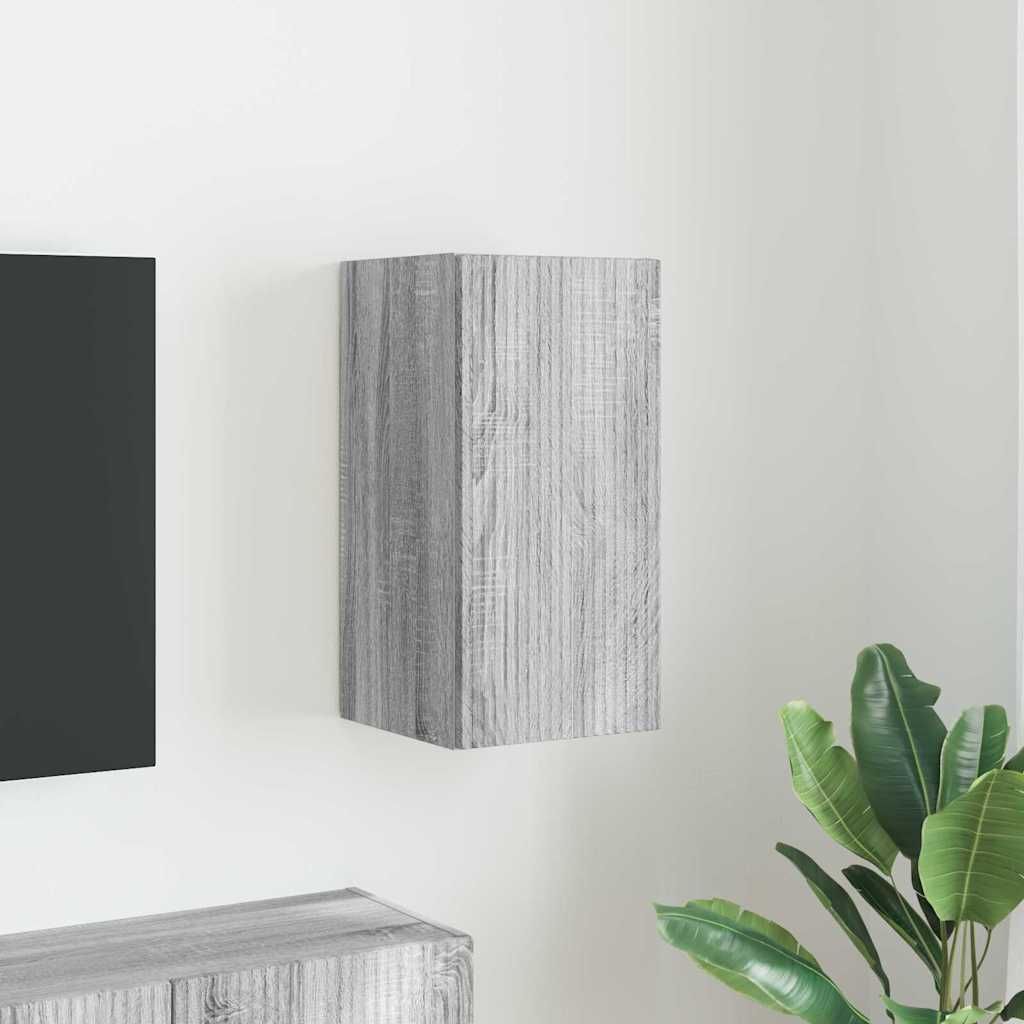 TV-Wandschrank, Grau Sonoma, 30x60 cm