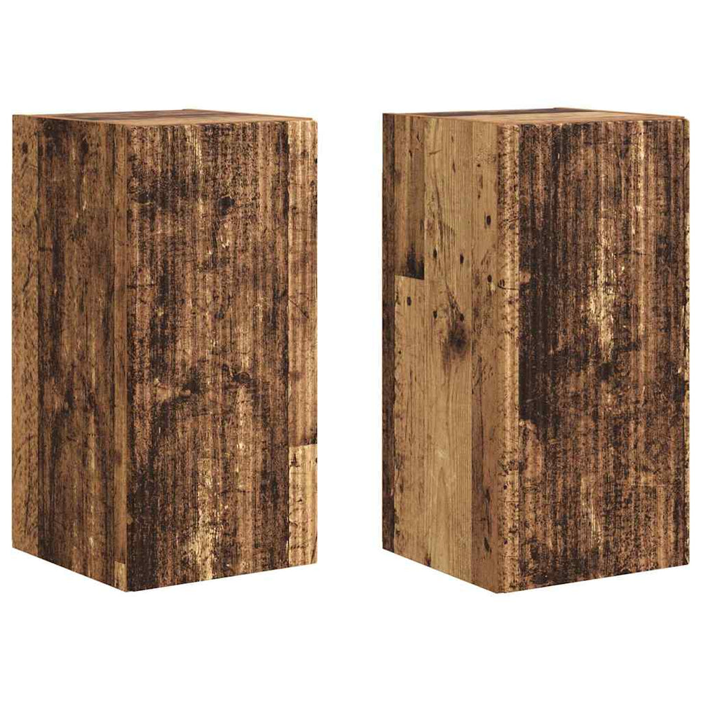TV-Wandschrank 2er Set Altholz