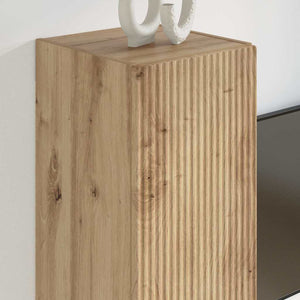 TV-Wandschrank Eiche 30x60 cm