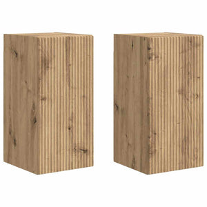 TV-Wandschrank Set Eiche 30x60 cm