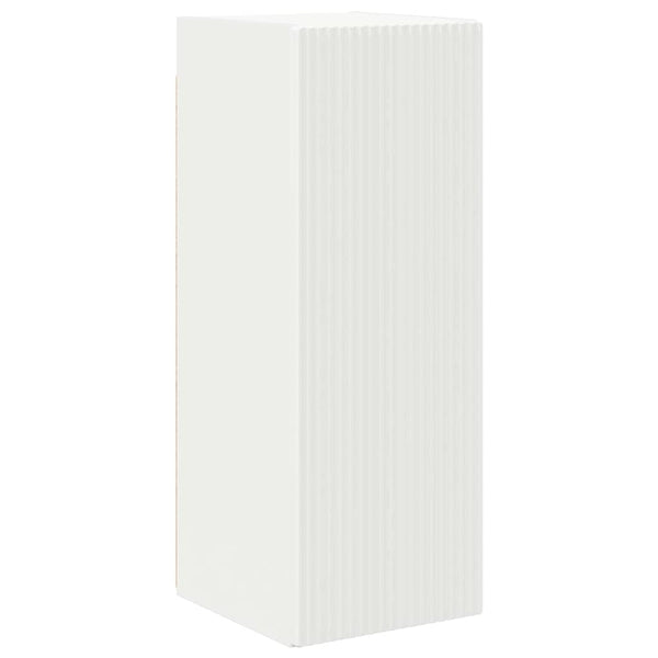 vidaXL TV Wall Cabinet Wall Mounted White 30 x 31 x 80 cm Engineered Wood