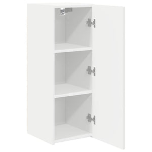 vidaXL TV Wall Cabinet Wall Mounted White 30 x 31 x 80 cm Engineered Wood