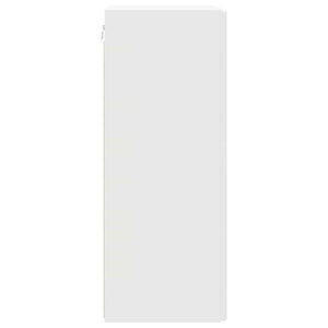 vidaXL TV Wall Cabinet Wall Mounted White 30 x 31 x 80 cm Engineered Wood