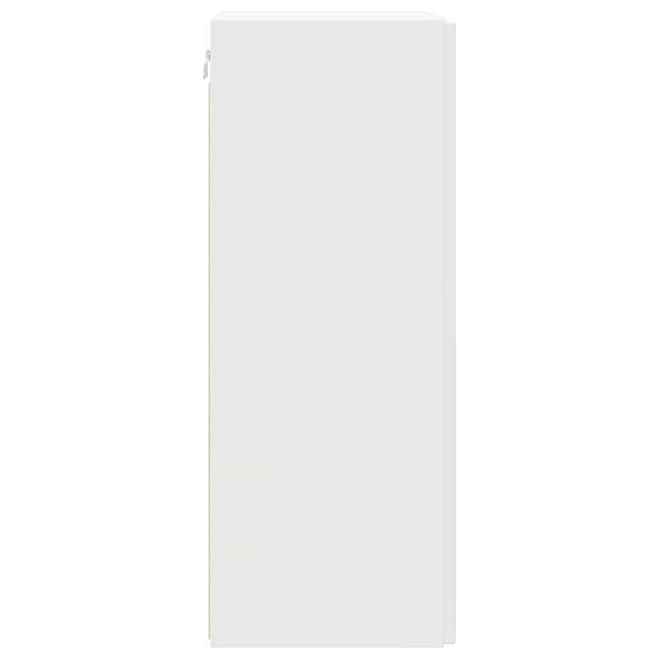 vidaXL TV Wall Cabinet Wall Mounted White 30 x 31 x 80 cm Engineered Wood