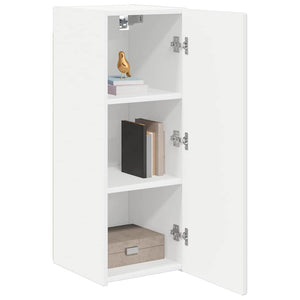 Weiße TV-Wandschränke, 2er-Set