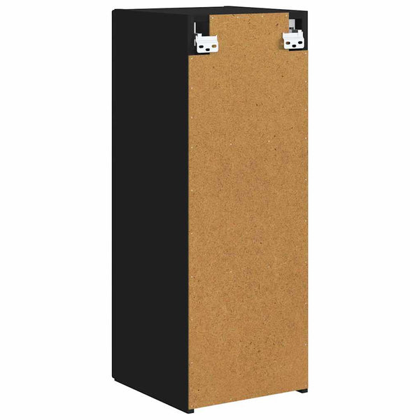 TV-Wandschrank Schwarz Holzwerkstoff 2er-Set